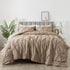Marquis Luxurious Pinch Pleated All-Season Comforter With  Pillow Shams